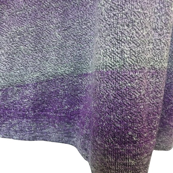 Croft & Barrow Women's Plus Lavender Pink Boatneck Space-Dye Light Knit Sweater - Picture 6 of 15